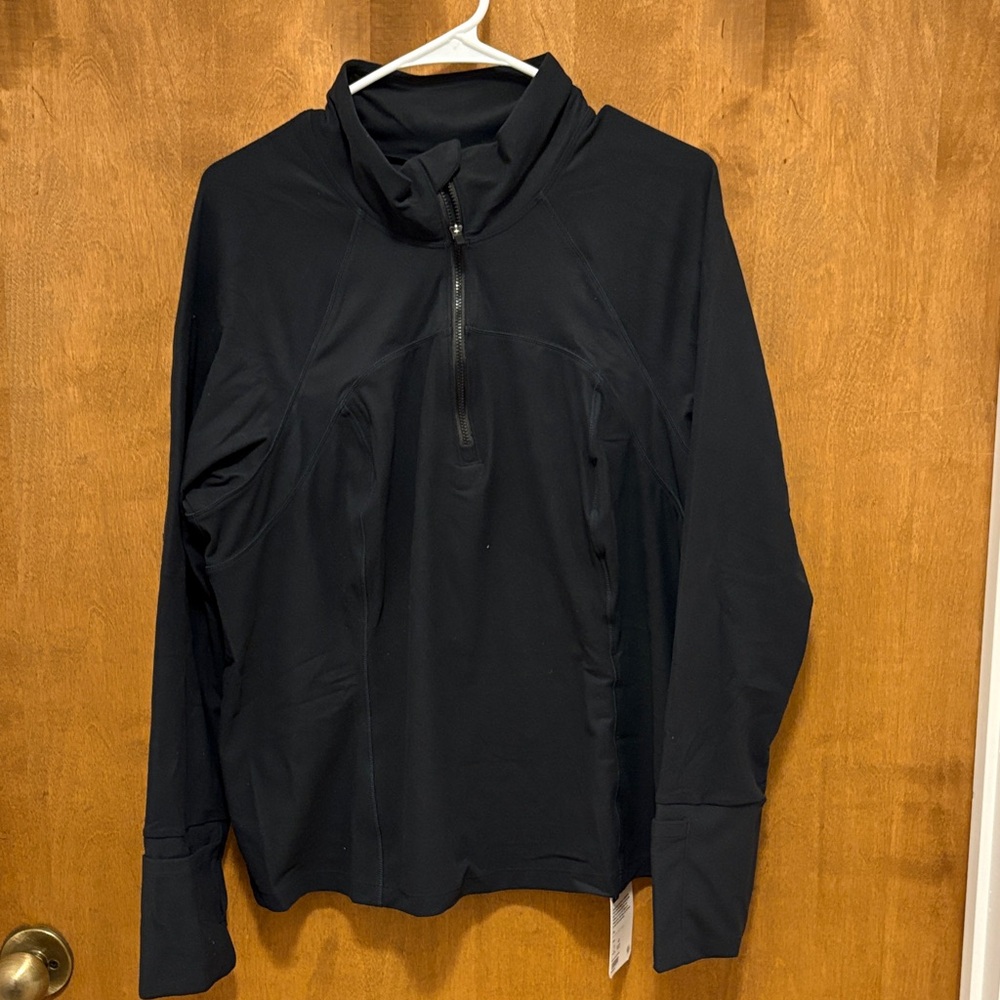 592. Phoenix Black Quarter-Zip Performance Jacket
